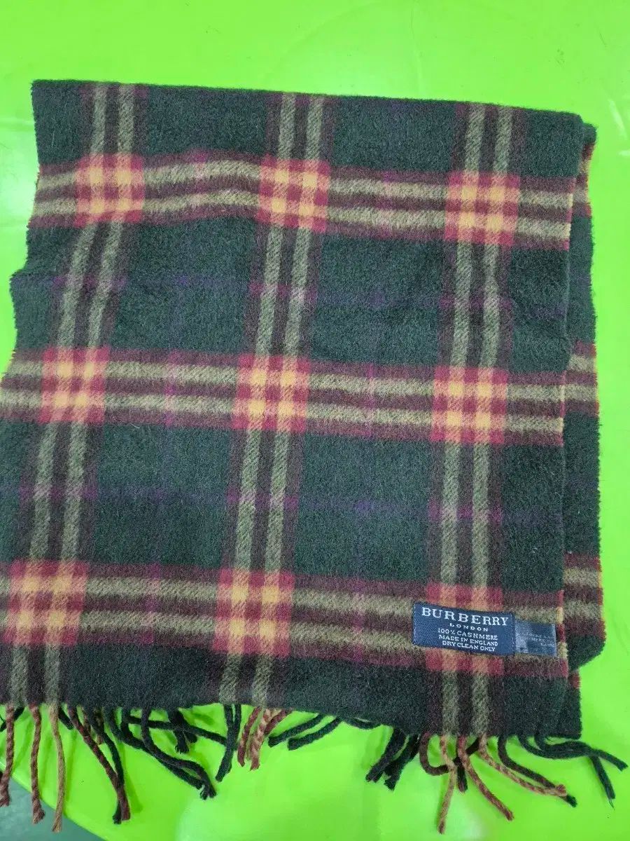 BURBERRY バーバリー カシミヤ マフラー チェック