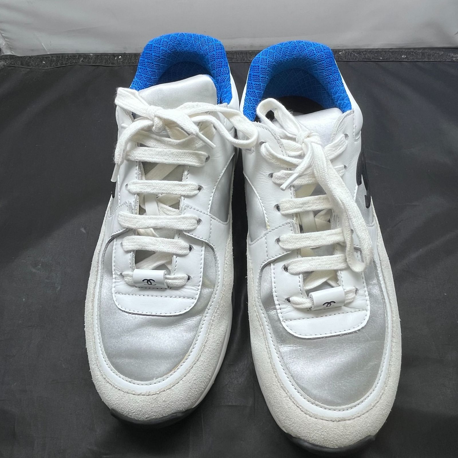 CHANEL ココマーク ココマーク トレーナーズ スニーカー G33743 ホワイト スニーカー D25070205