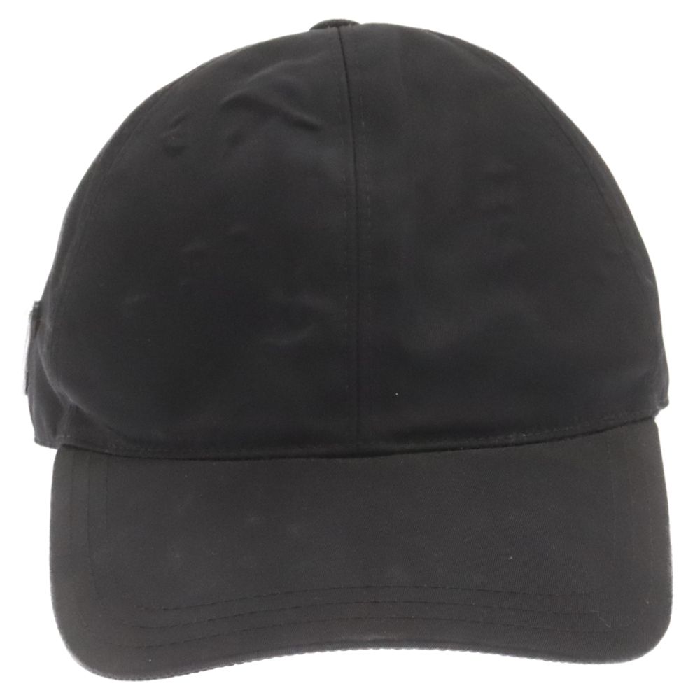 ＊*】様 PRADA ベースボールキャップ　ロゴプレート　ナイロン PRADA プラダ ナイロン ベースボールキャップ 帽子 三角ロゴ金具