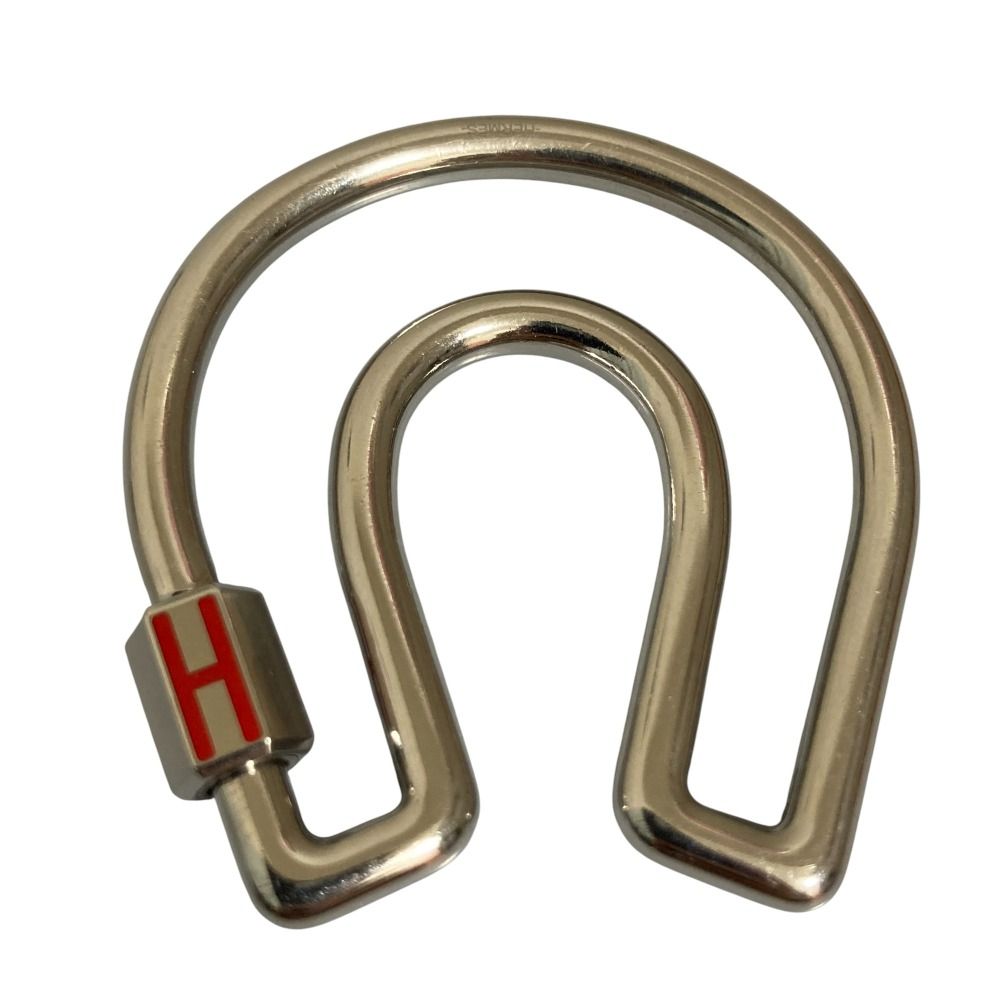 HERMES (エルメス) シュヴァル キーリング バッグチャーム シルバー