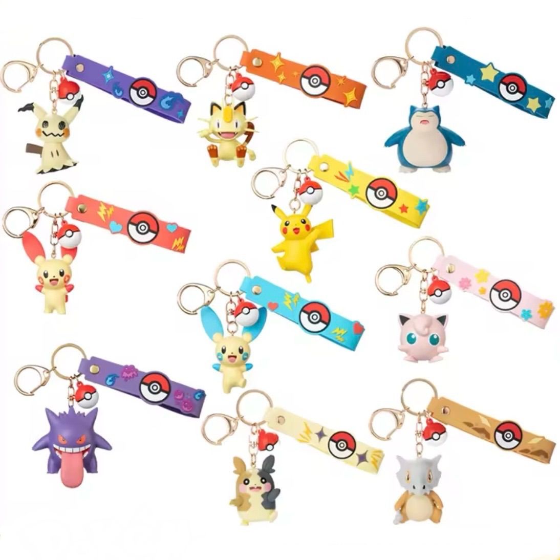 【非売品】ポケモン ピカチュウキーリング 2個セット 1体の価格です ポケモン Funism 海外限定 キーホルダー フィギュア