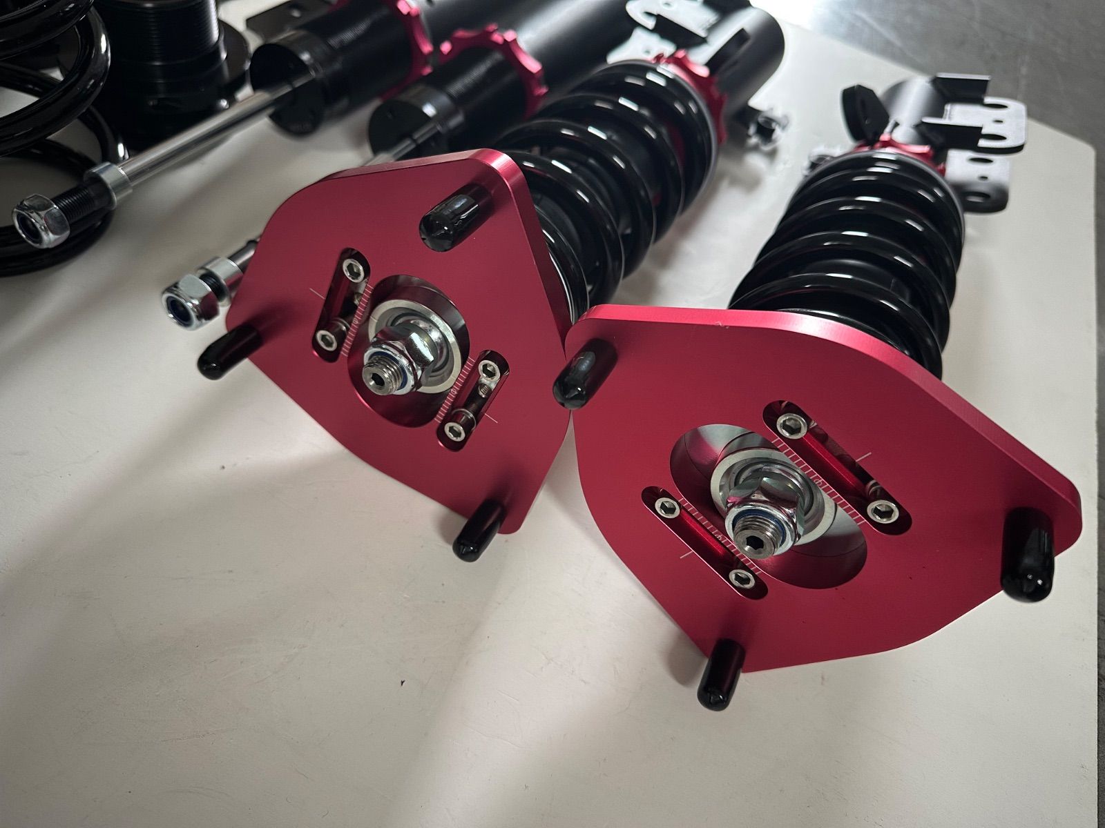 60プリウスピロアッパーキャンバー調整付きフルタップ減衰36段調整車高調