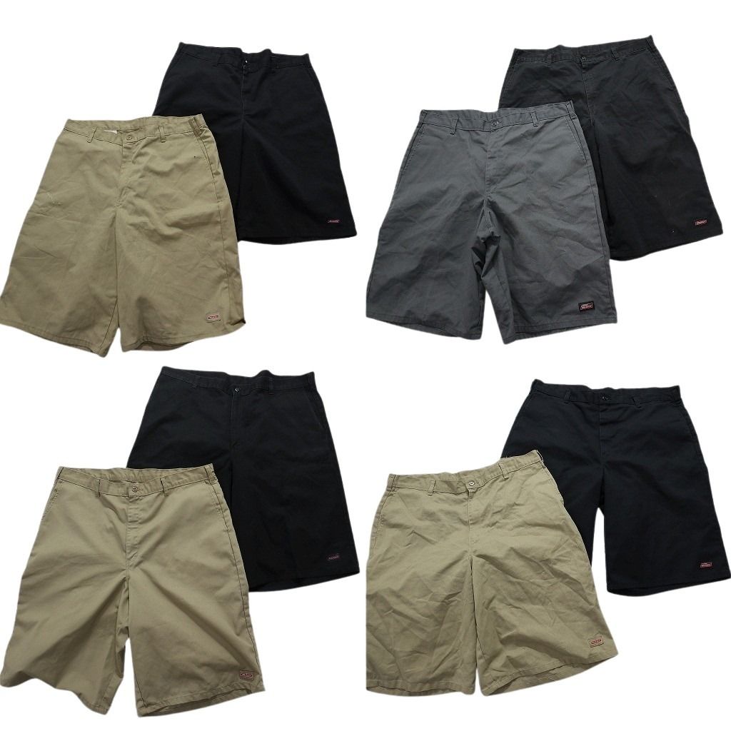 古着卸 ディッキーズ Dickies ワーク ショートパンツ セルフオンポケット 8枚セット メンズ 40 ブラック 古着 NA4808