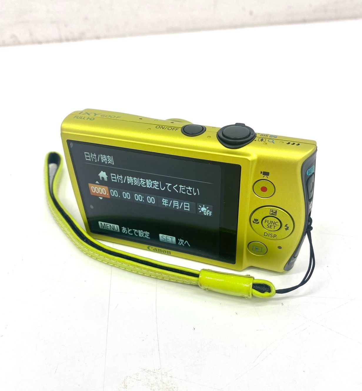 Canon キャノン IXY PC1676 デジカメ イエロー 中古品】CANON キャノン IXY 600F PC-1676 デジタルコンパクトカメラ