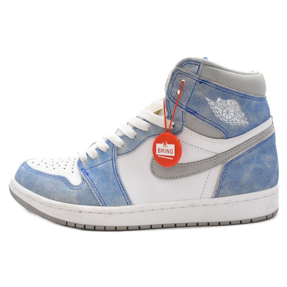 NIKE (ナイキ) AIR JORDAN 1 RETRO HIGH OG HYPER ROYAL エアジョーダン 1 ハイパーロイヤル  ハイカットスニーカー ホワイト/ブルー US8.5/26.5cm 555088-402 - メルカリ