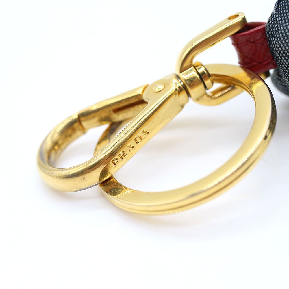 N00503】 PRADA プラダ ベアチャーム 1ARD30 JOHNNY ジョニー