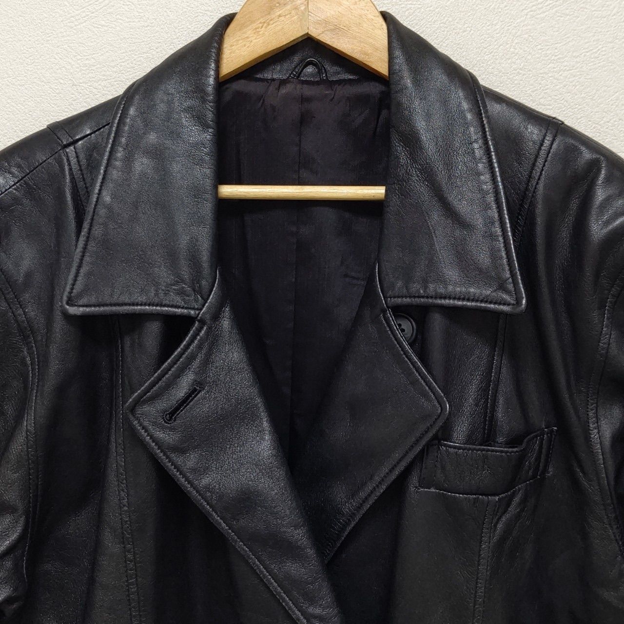 早い者勝ち！本革◎【leather jacket】レザージャケット 羊革