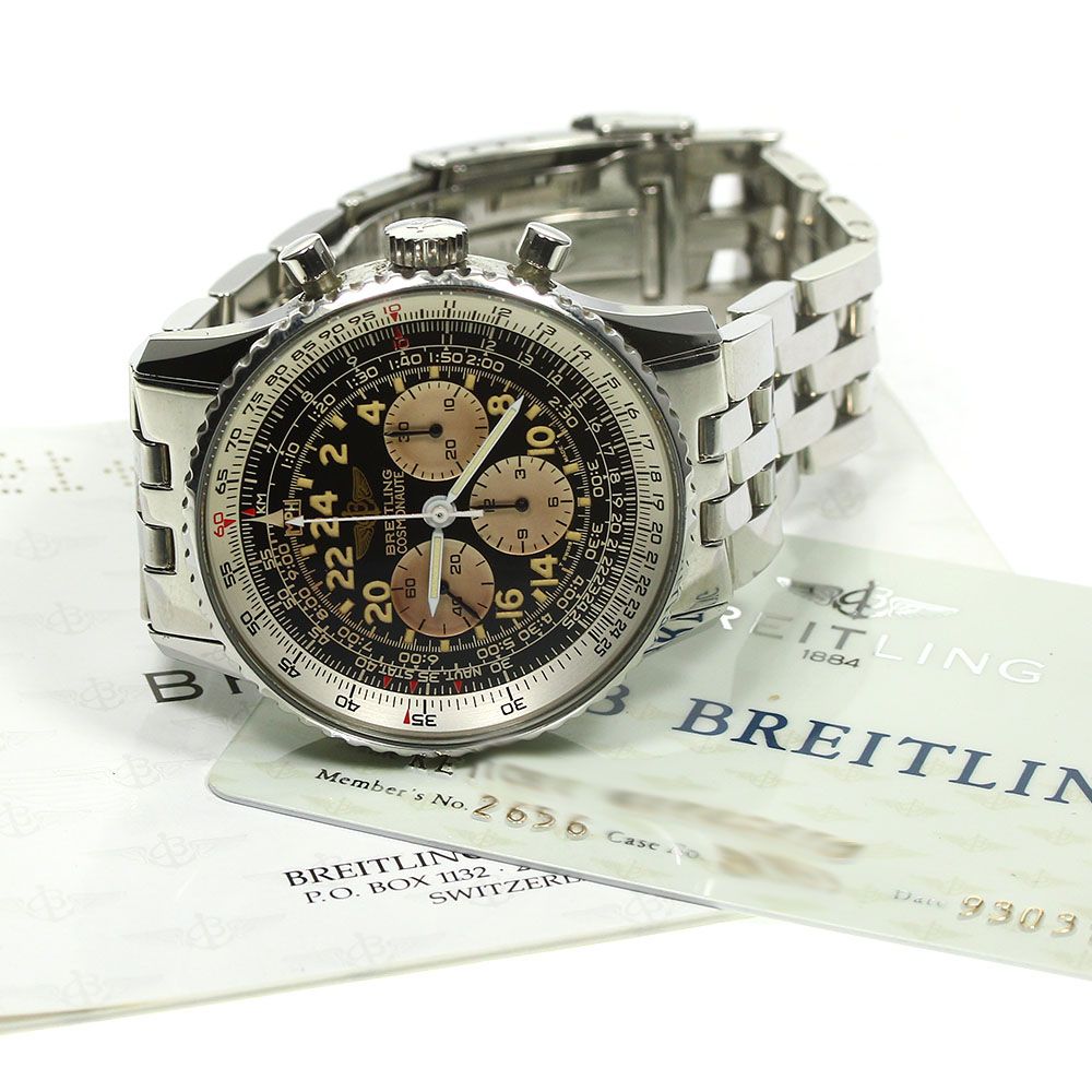 ブライトリング BREITLING A12019 ナビタイマー コスモノート クロノグラフ 手巻き メンズ保証書付き_765904 - メルカリ