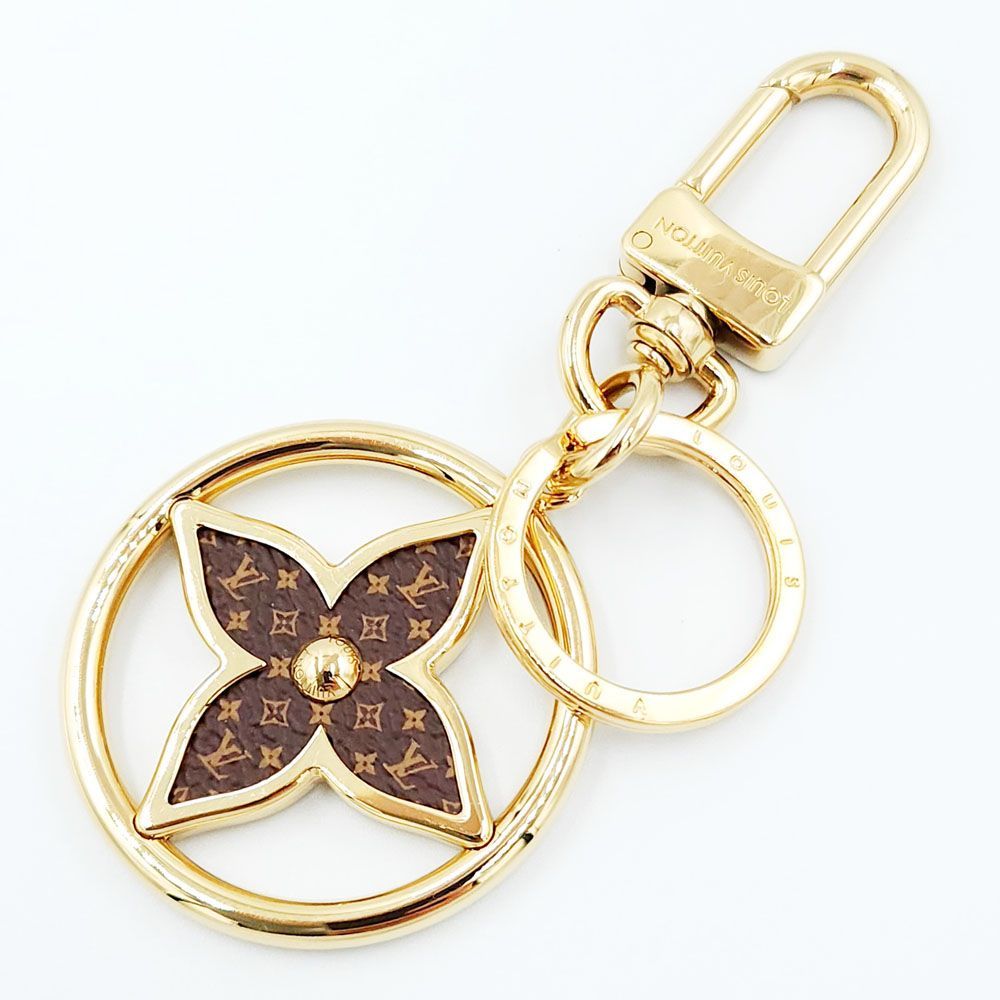 LOUIS VUITTON キーホルダー ポルトクレLVミリオネア ゴールド LOUIS VUITTON（ルイ・ヴィトン） キーリング バッグチャーム