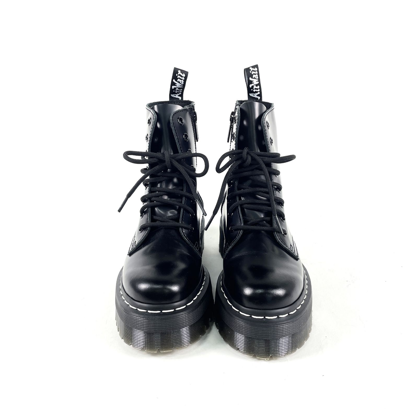 き DR.MARTENS ドクターマーチン 32196001 JADON ホワイトステッチ 8 ホール ブーツ UK4 23cm程度 ブラック