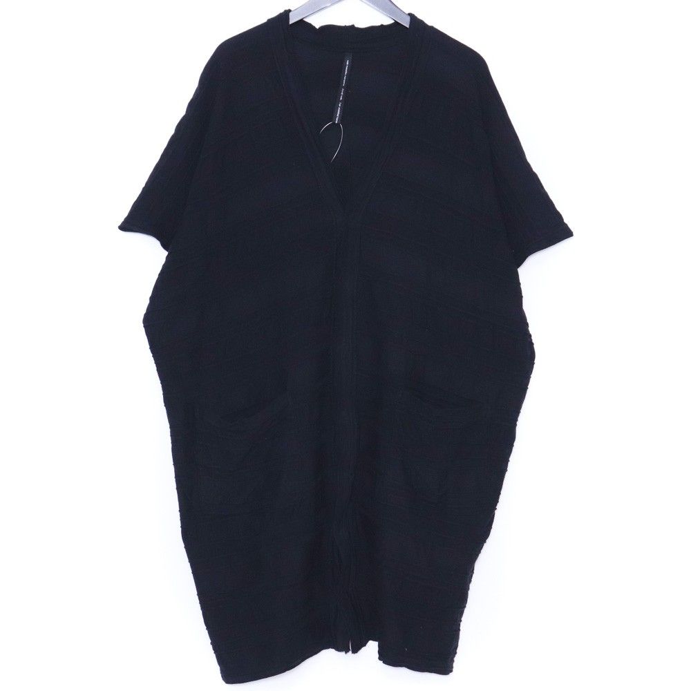 NUDE:MASAHIKO MARUYAMA MULTI-INLAY BORDER BIG CARDIGAN