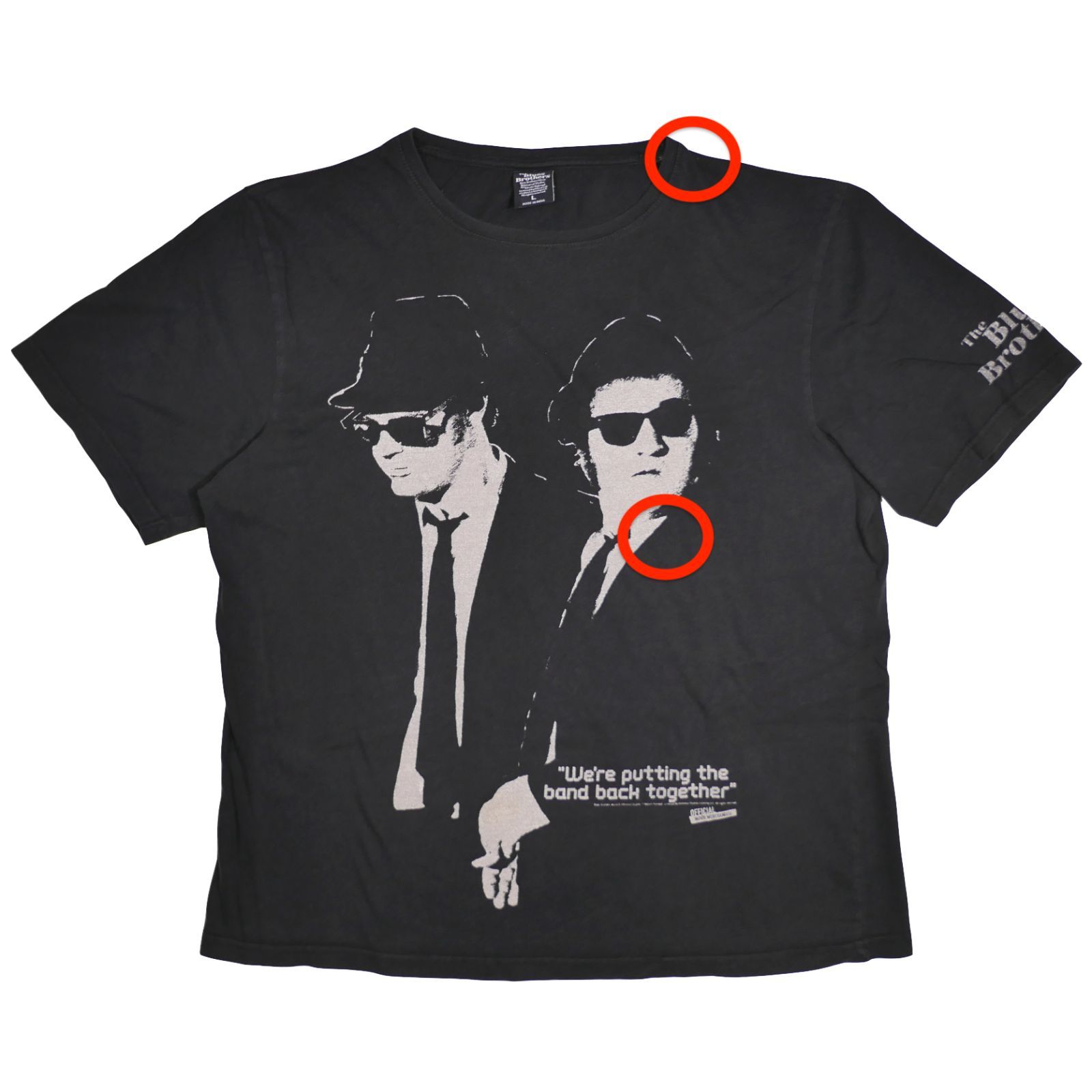 L】映画 The Blues Brothers ブルースブラザーズ Tシャツ ブルース 