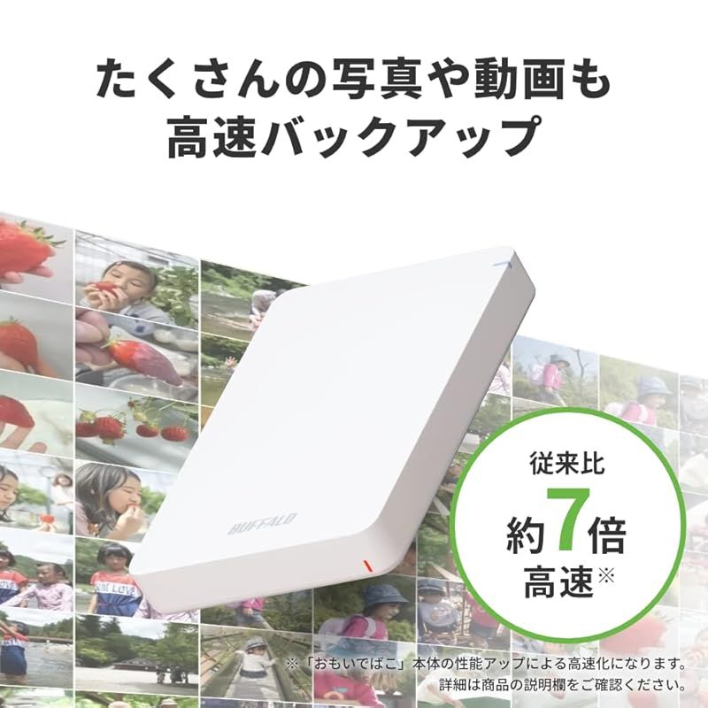 バッファロー おもいでばこ PD-2000E PD-2000 PD-2000-V シリーズ 安心 バックアップ ハードディスク 2TB PD-BHD2TB UP786_INFO
