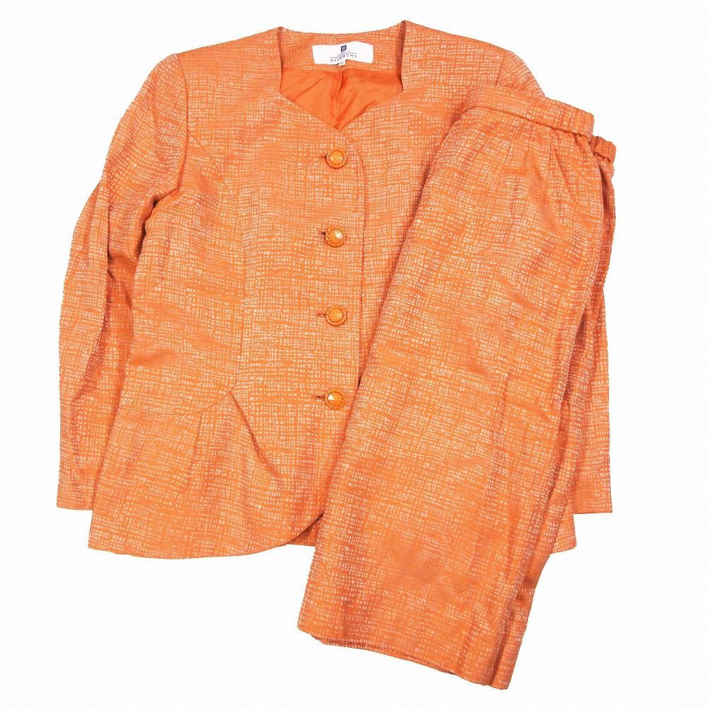 ジバンシィ GIVENCHY チェック スカートスーツ セットアップ