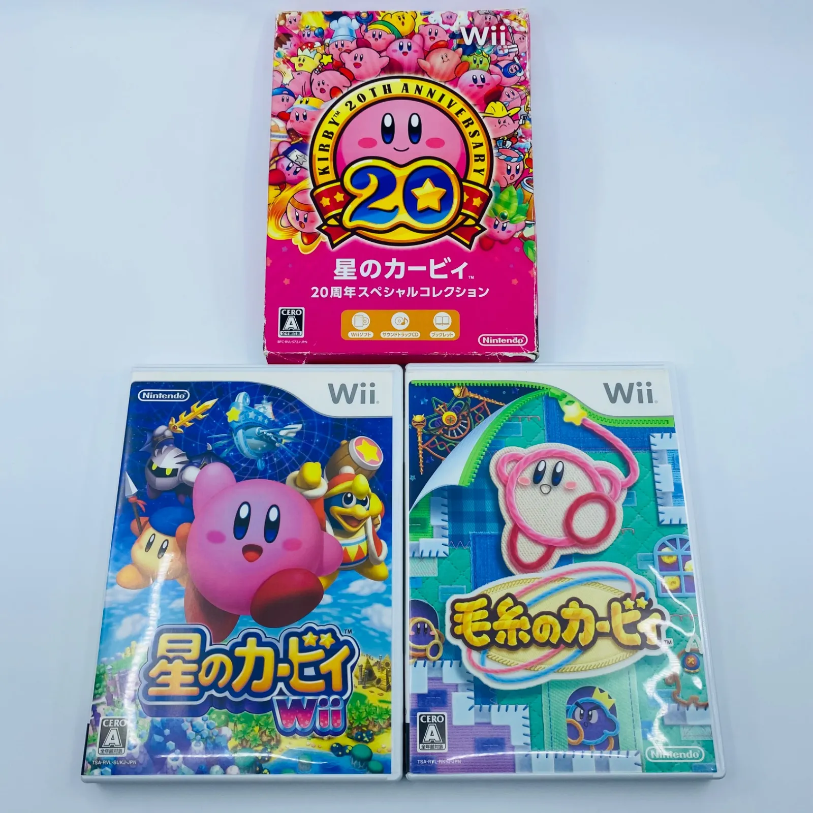 Wii 星のカービィ 20周年スペシャルコレクション 星のカービィwii 毛糸