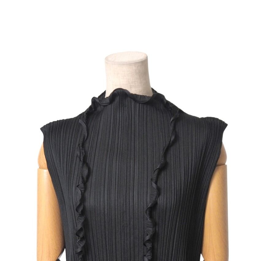 【大きいサイズ4】プリーツプリーズ ロングワンピース マキシ丈 ノースリーブ 大きいサイズ4】プリーツプリーズ ロングワンピース マキシ丈