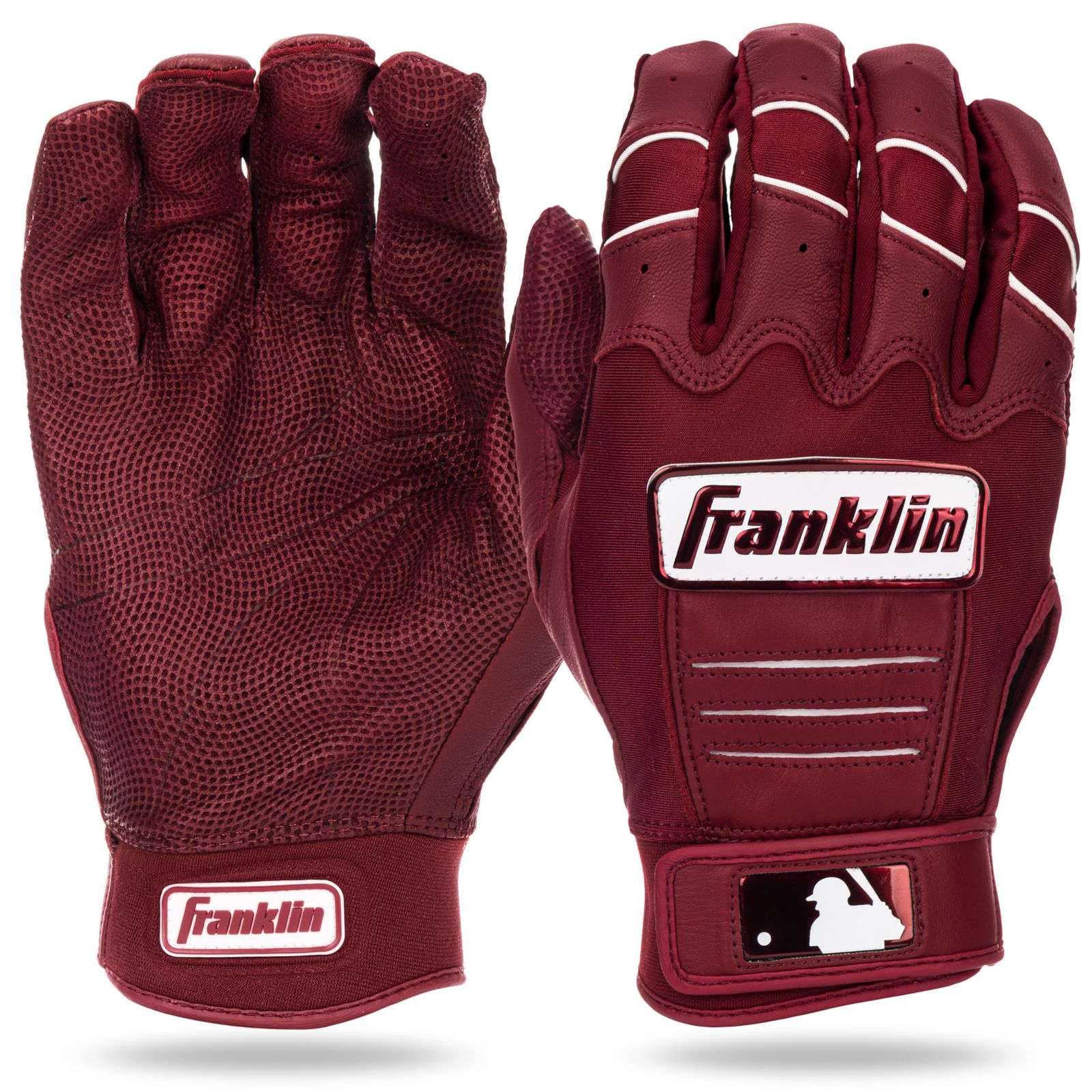フランクリン FRANKLIN バッティンググローブ 両手用 CFX Pro Hi-lite 野球 バッティング 手袋 バッテ 手袋 プロ メジャー 25SS 20881|20882|20883 20882バーガンディ Mサイズ