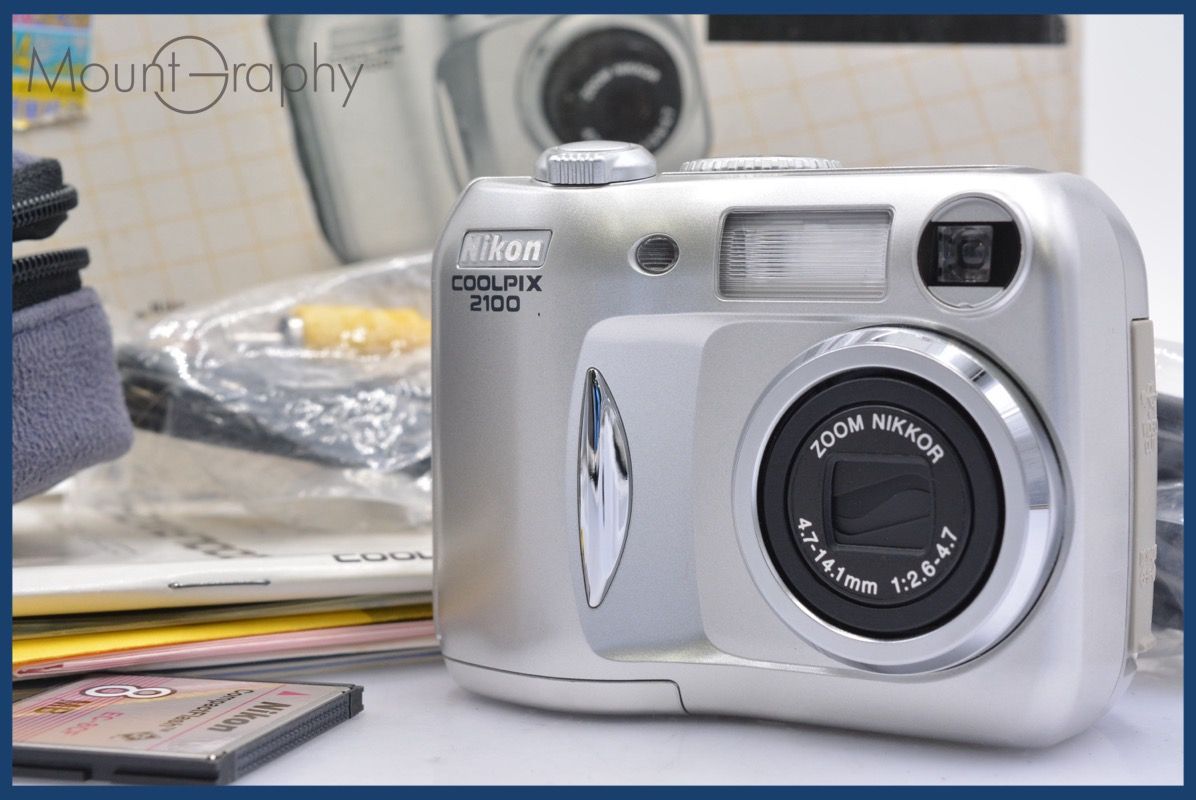 Nikon COOLPIX 2100　単三電池式　箱あり ☆良品☆ ニコン Nikon COOLPIX 2100 3x 単三電池仕様 元箱