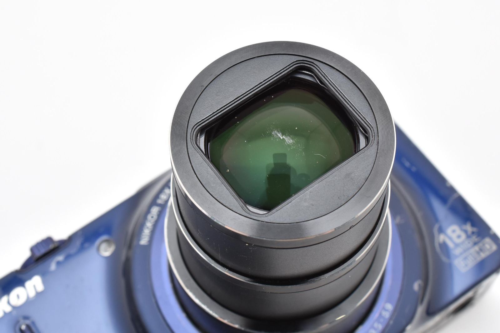 【美品】ニコン Nikon COOLPIX S9300 ネイビーブルー BL Nikon Coolpix S9300 18X Wide Lens Compact Digital Camera