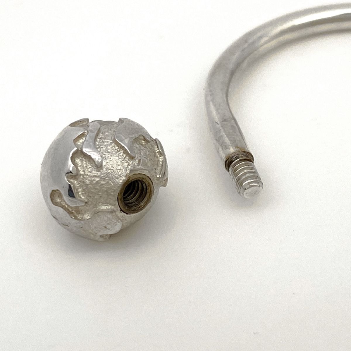 ティファニー TIFFANY&Co. 飛行機 地球モチーフ キーホルダー