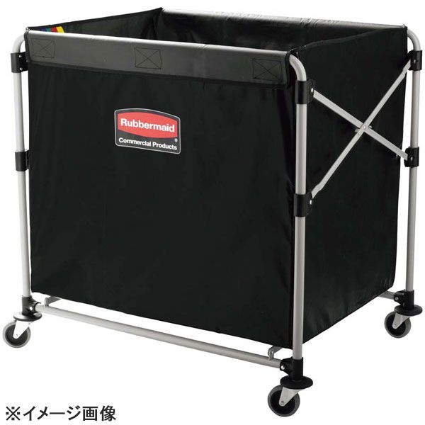 【新品】ラバーメイドXカートワイドタイプ300LブラックRM1881750BK