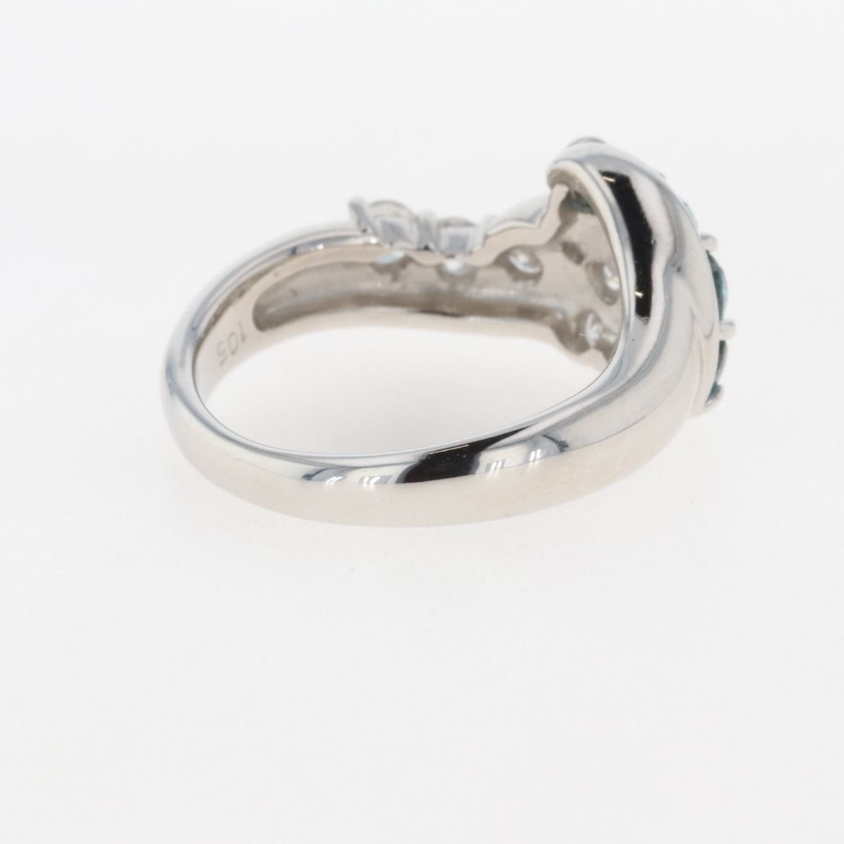 トリートメントダイヤ デザインリング プラチナ メレダイヤ 指輪 