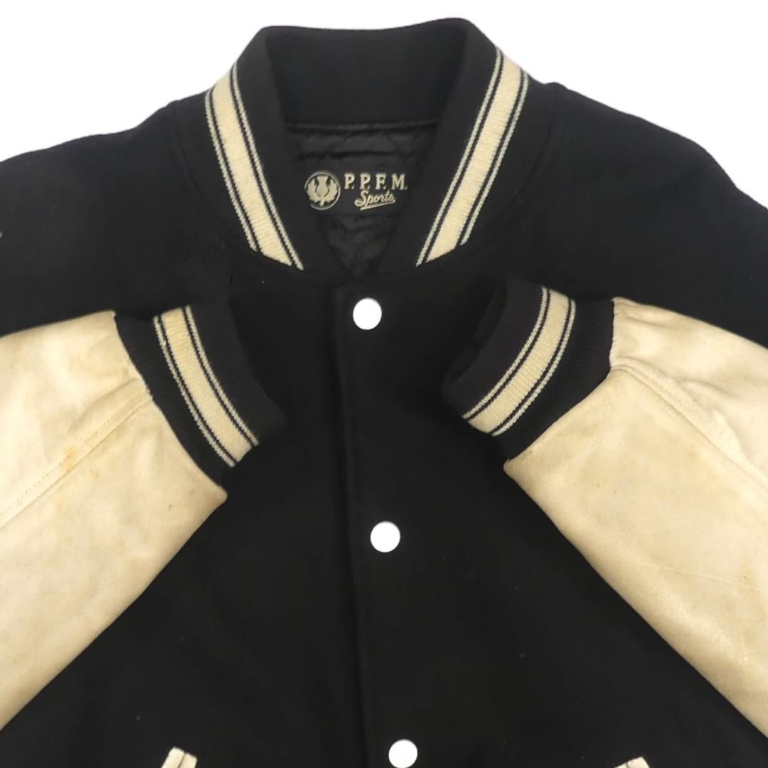 PPFM スタジャン 古着 レザー ブルゾン ジャンパー M 本革 HH9367