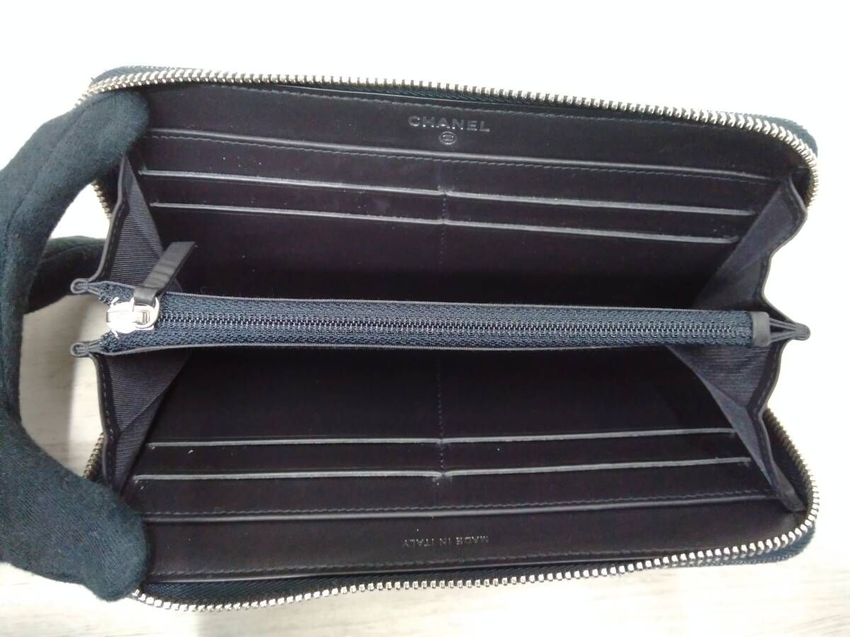 シャネル CHANEL ドーヴィル 長財布 デニム 2389**** 箱・保存袋 