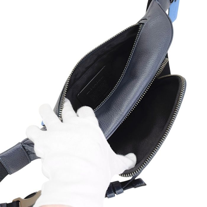 コーチ COACH トンプソン ベルト バッグ シグネチャー ジャカード