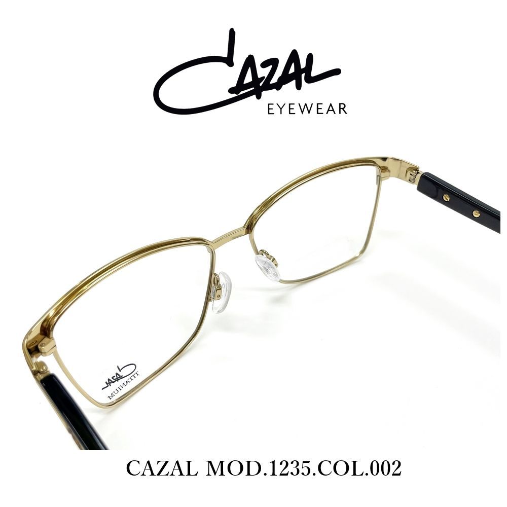 【新品】CAZAL カザール メガネフレーム MOD.1235 COL.002