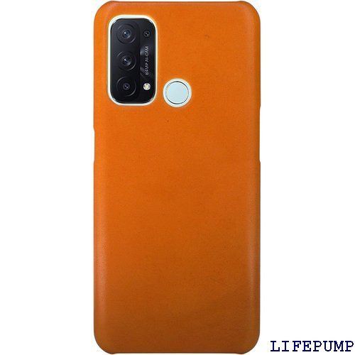 OPPO Reno5 A 本革栃木レザー 日本製 シンプルスマホケース ジーンズ キャメル 405