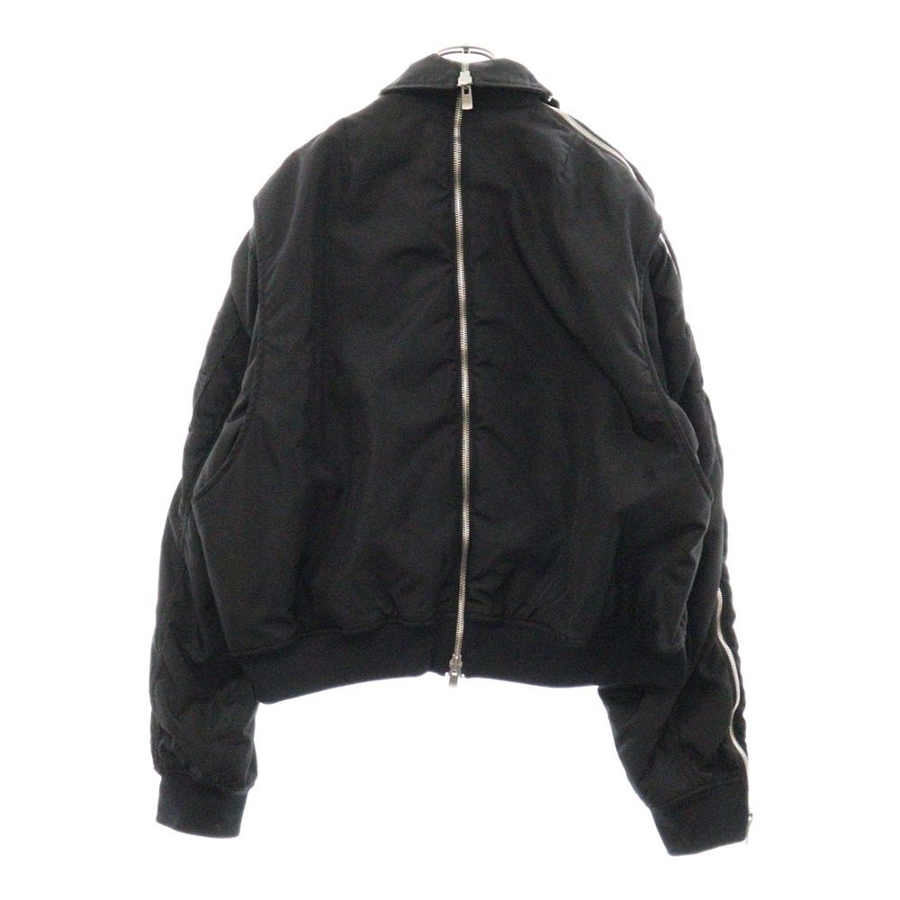 Y/PROJECT (ワイプロジェクト) 16AW ZIPPED BOMBER JACKET S11JACK5 ジップ ボンバー ジャケット ブラック  - メルカリ