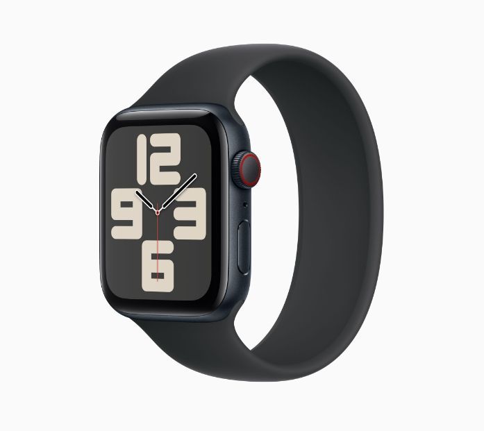 「新品」Apple Watch SE(第2世代) 44mm ミッドナイトアルミニウムケース GPS+Cellularモデル MA9P4J/A-MYAF3FE/A(Size:8)