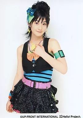 中古】生写真(ハロプロ) Berryz工房嗣永桃子/衣装黒・リボンオレンジ