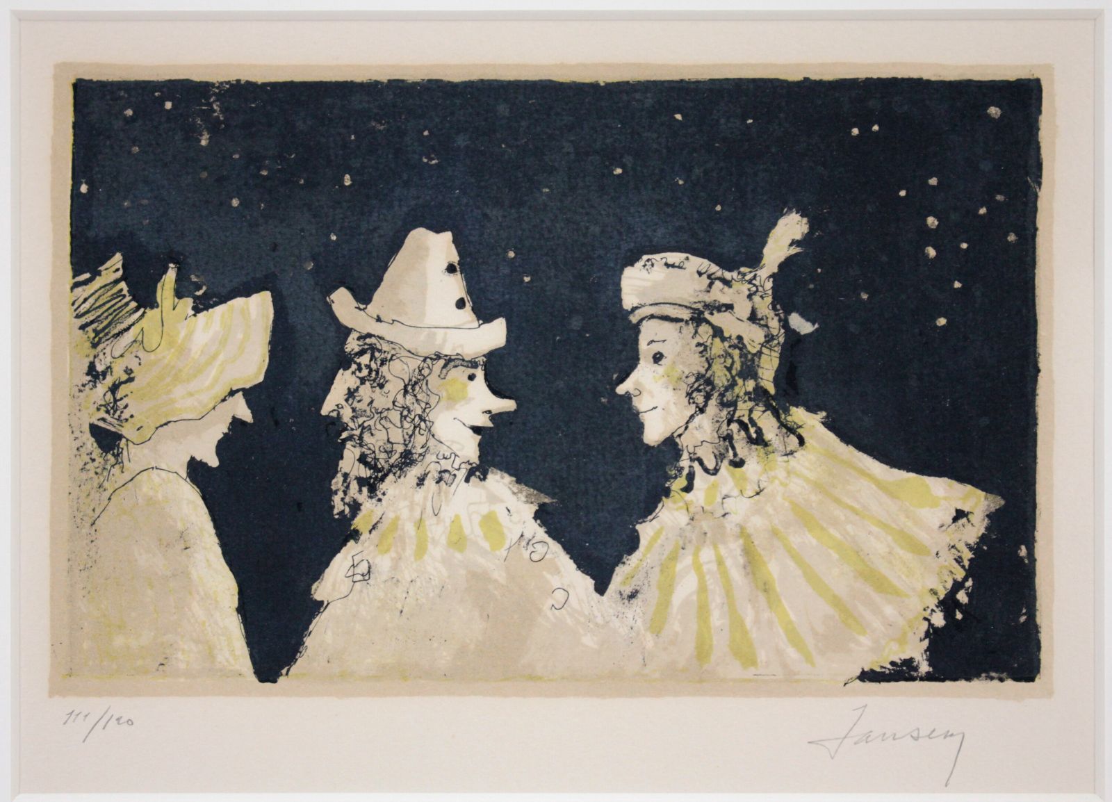 ジャン・ジャンセン 「月光」 リトグラフ 版画 絵画 ジャン・ジャンセン 「月光」 リトグラフ 版画 絵画 - メルカリ