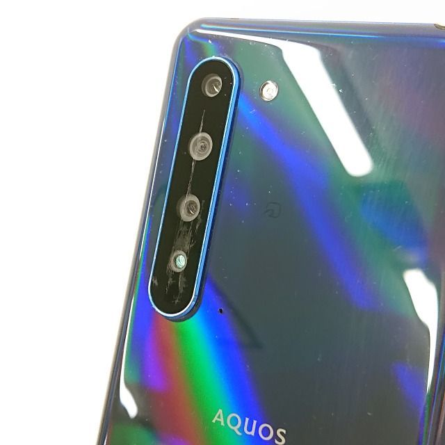 ジャンク SIMフリー AQUOS R5G SH-RM14 ブルー 本体のみ