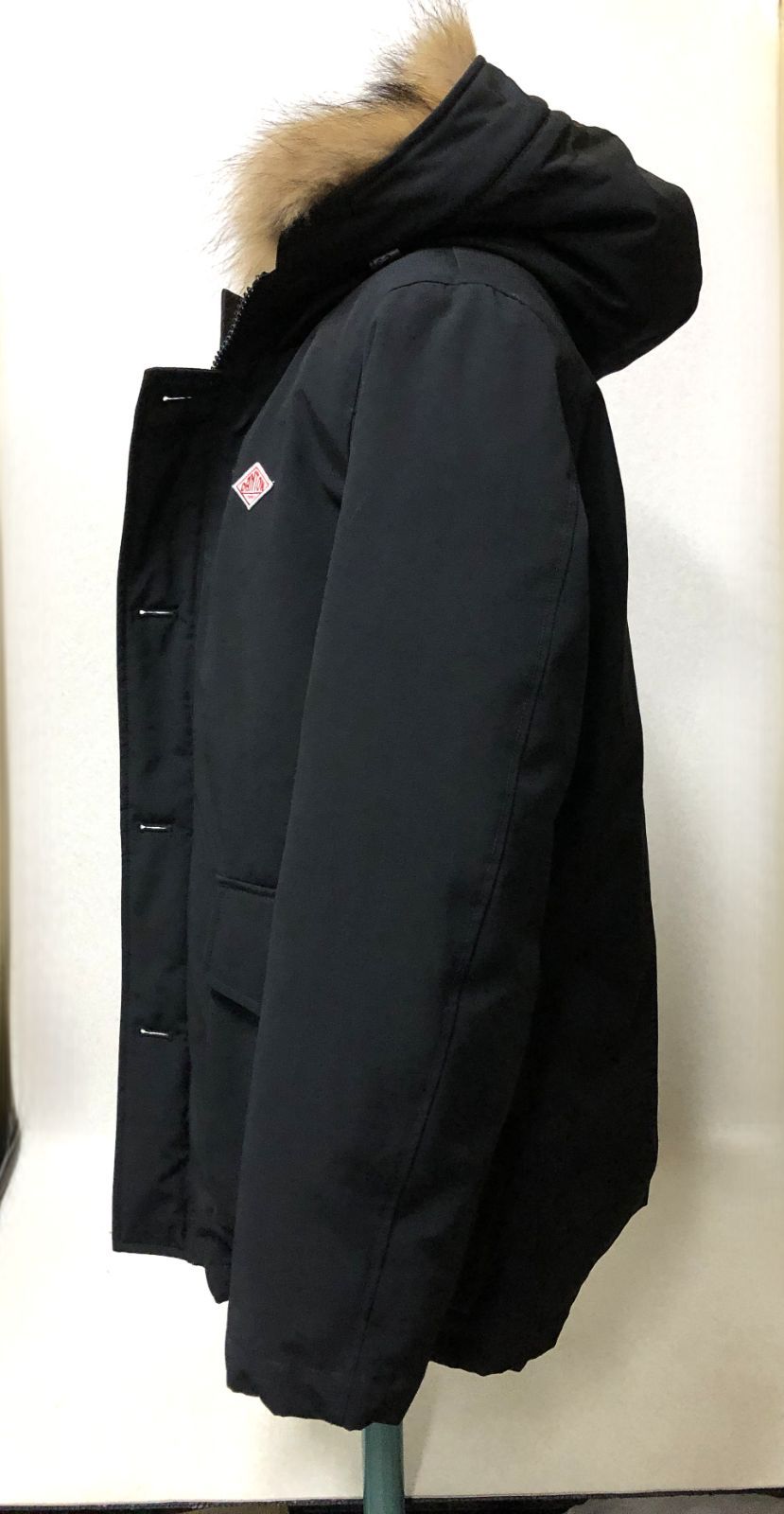 DH1398 DANTON ダントン ダウンジャケット ラクーンファー フード サイズ38 M