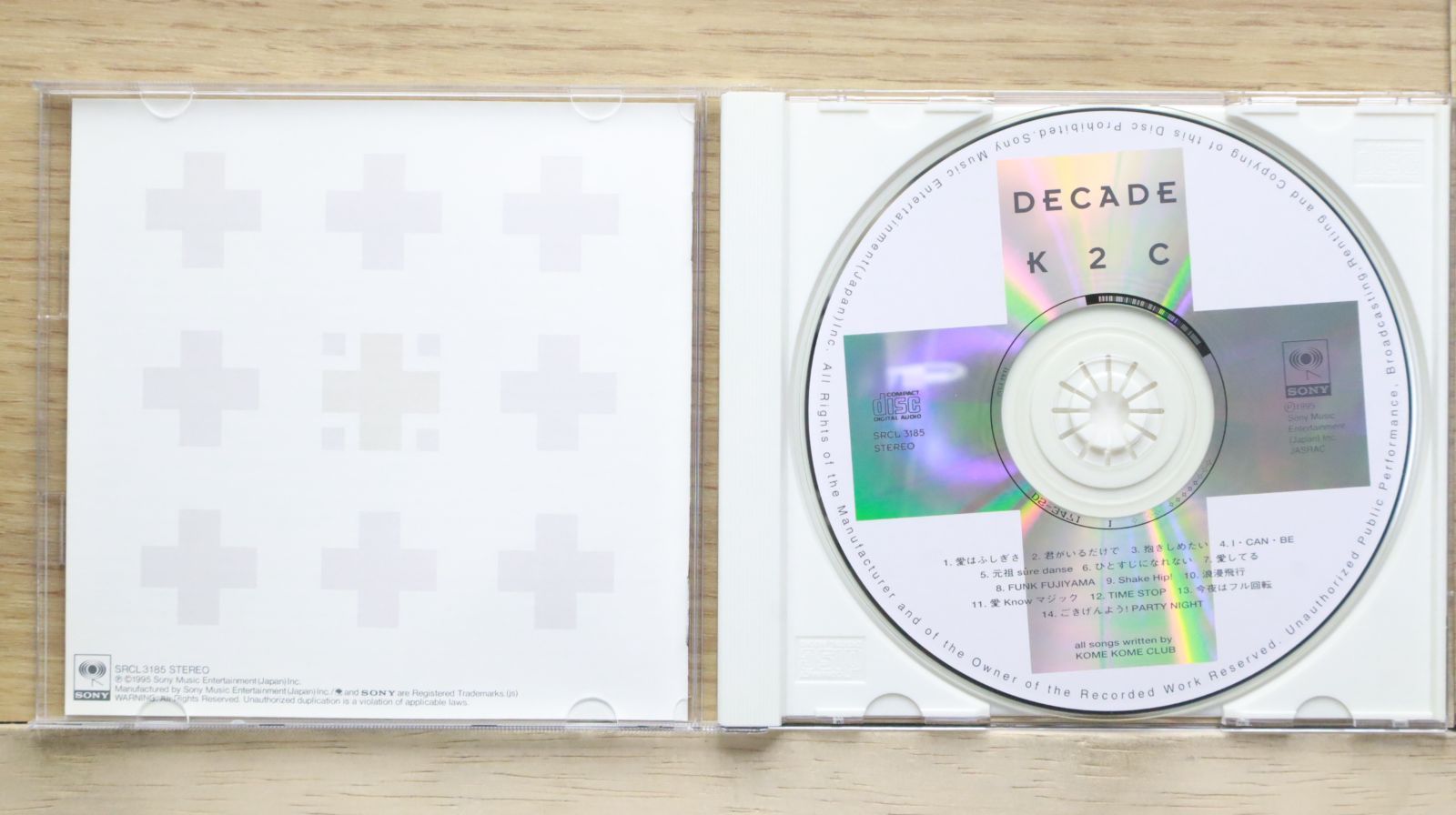 国内盤CD☆米米CLUB/KOME KOME CLUB□ DECADE 【SRCL3185