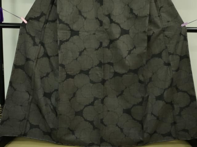 平和屋着物□極上 本場大島紬 7マルキ 雪輪重ね 逸品 未使用  