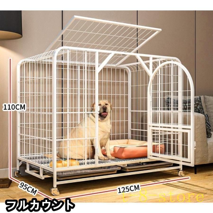 開放的　【Lサイズ】ドッグケージ ／犬小屋 犬 Pet ペット ペットケージ 犬檻 犬小屋 ケージ ペットサークル ドッグケージ