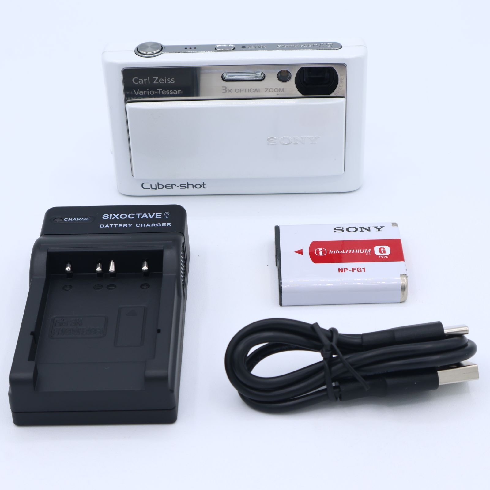 SONY ソニー デジタルカメラ サイバーショット T20 ホワイト 251003_3199061