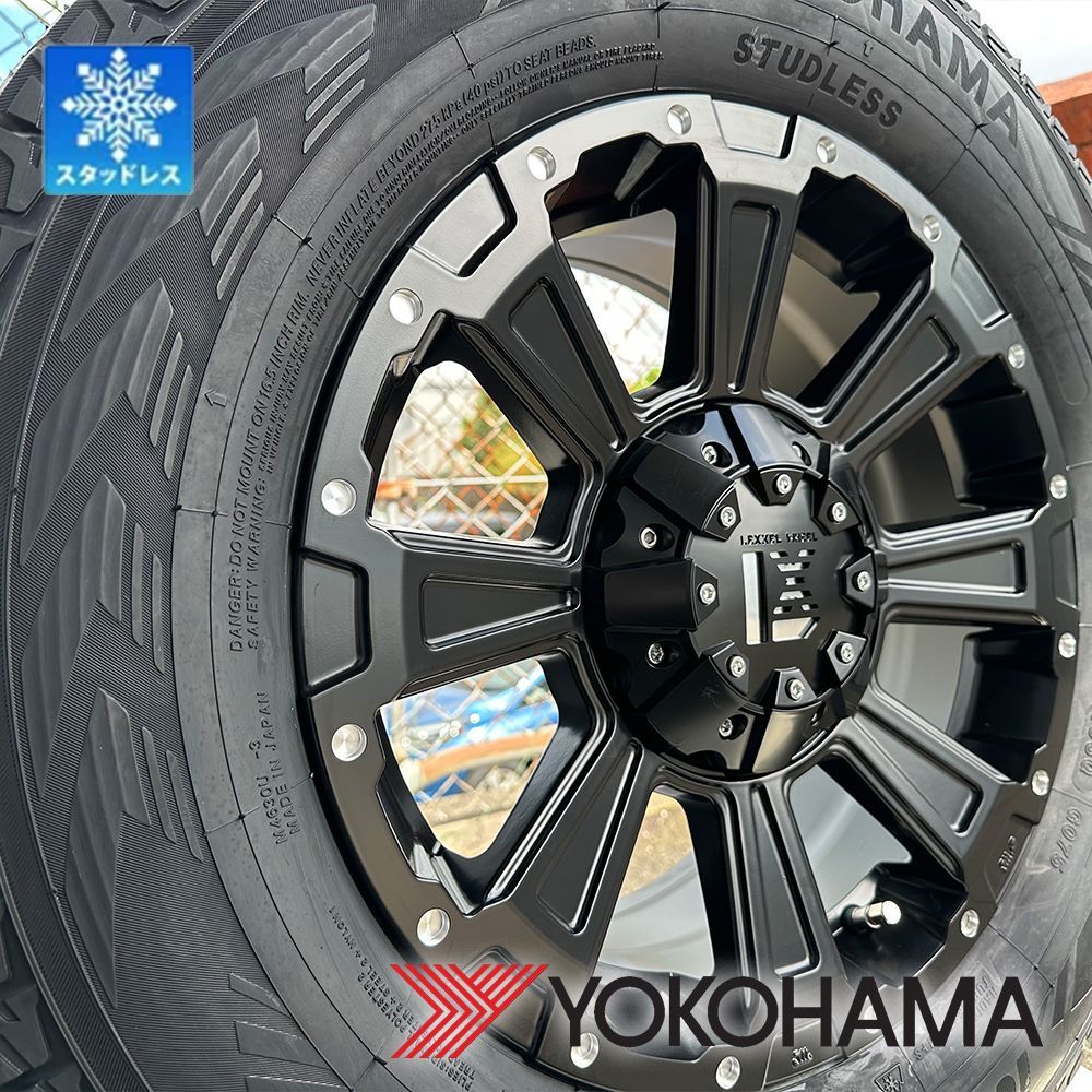 デリカD5 エクストレイル X-TRAIL スタッドレス タイヤホイールセット ヨコハマ アイスガード 215/70R16 225/70R16  16インチ DeathRock 4本セット - メルカリ