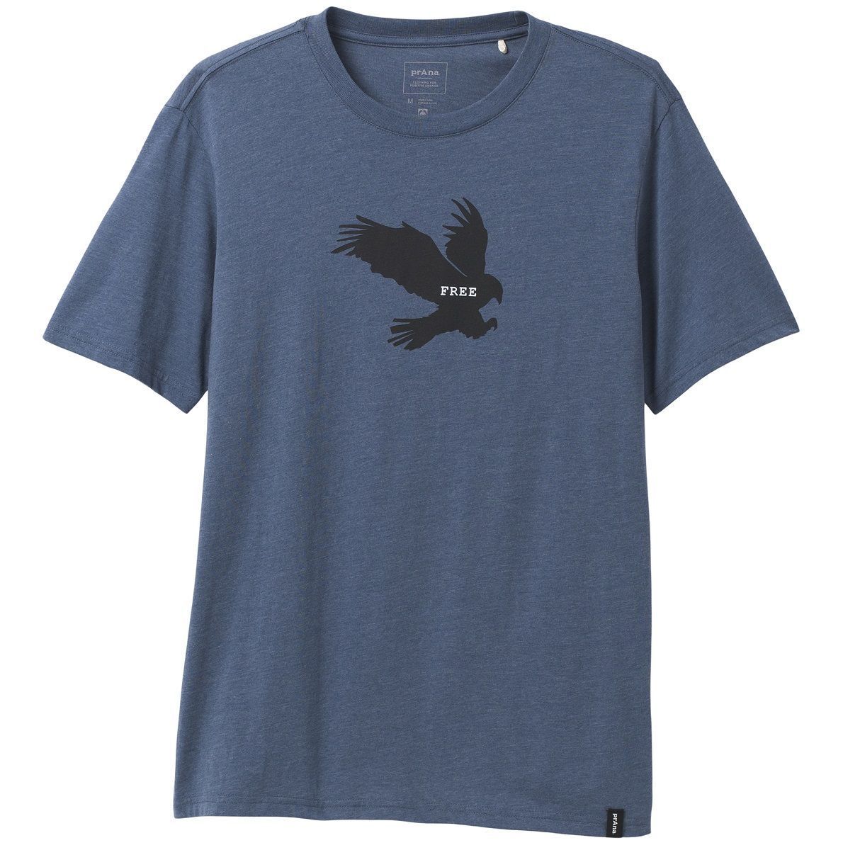 prAna Freebird Journeyman SS Men's T-Shirtsプラナ フリーバード ジャーニーマン Ｔシャツ Denim Heather  [1969881]