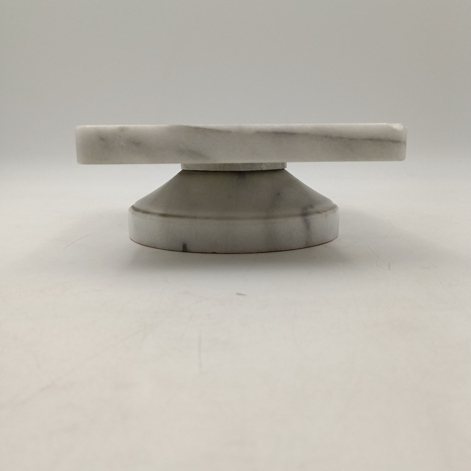 K-0959】大理石展示台 回転式 電話台 24cm - メルカリ