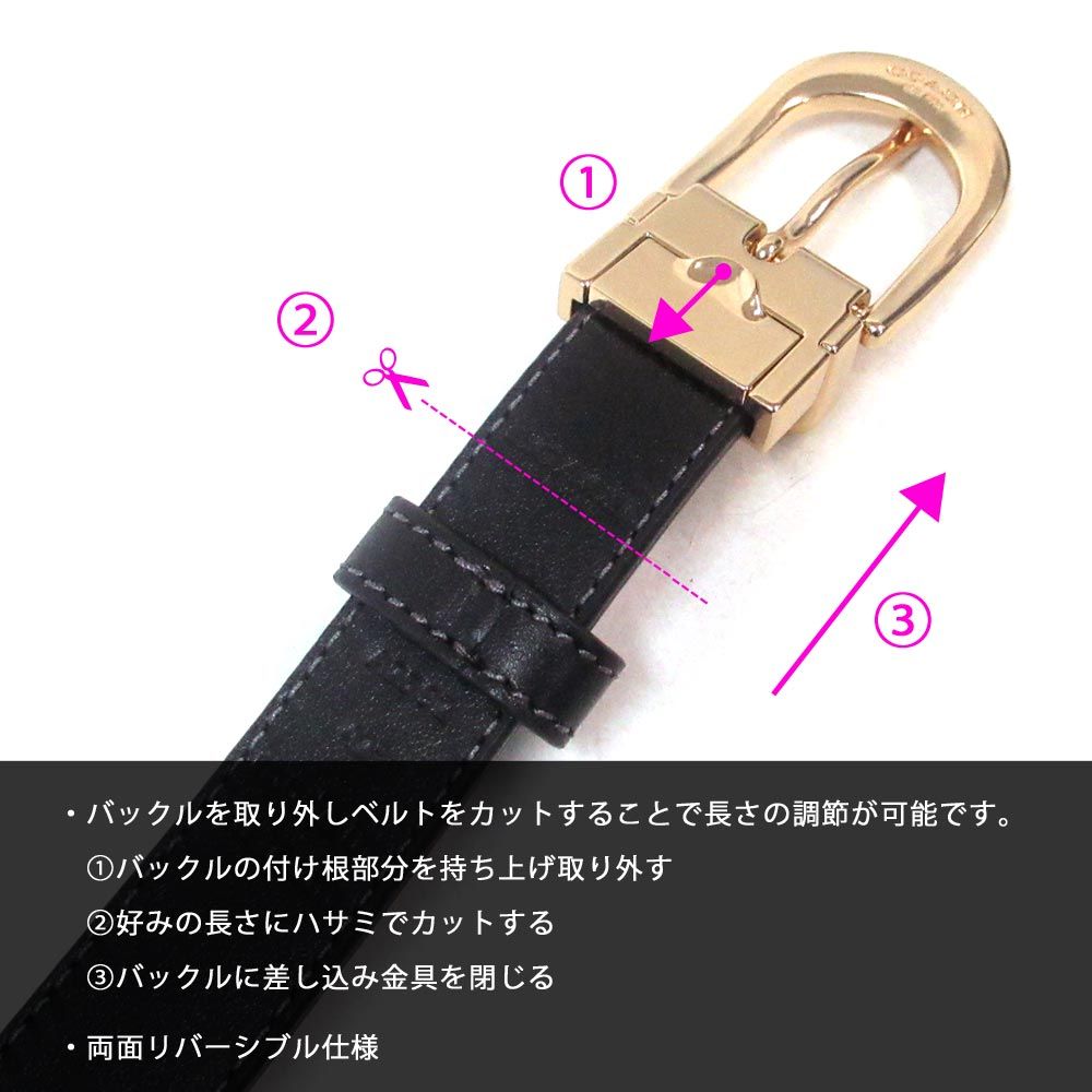 COACH - 【中古】コーチ COACH シグネチャー型押しレザー