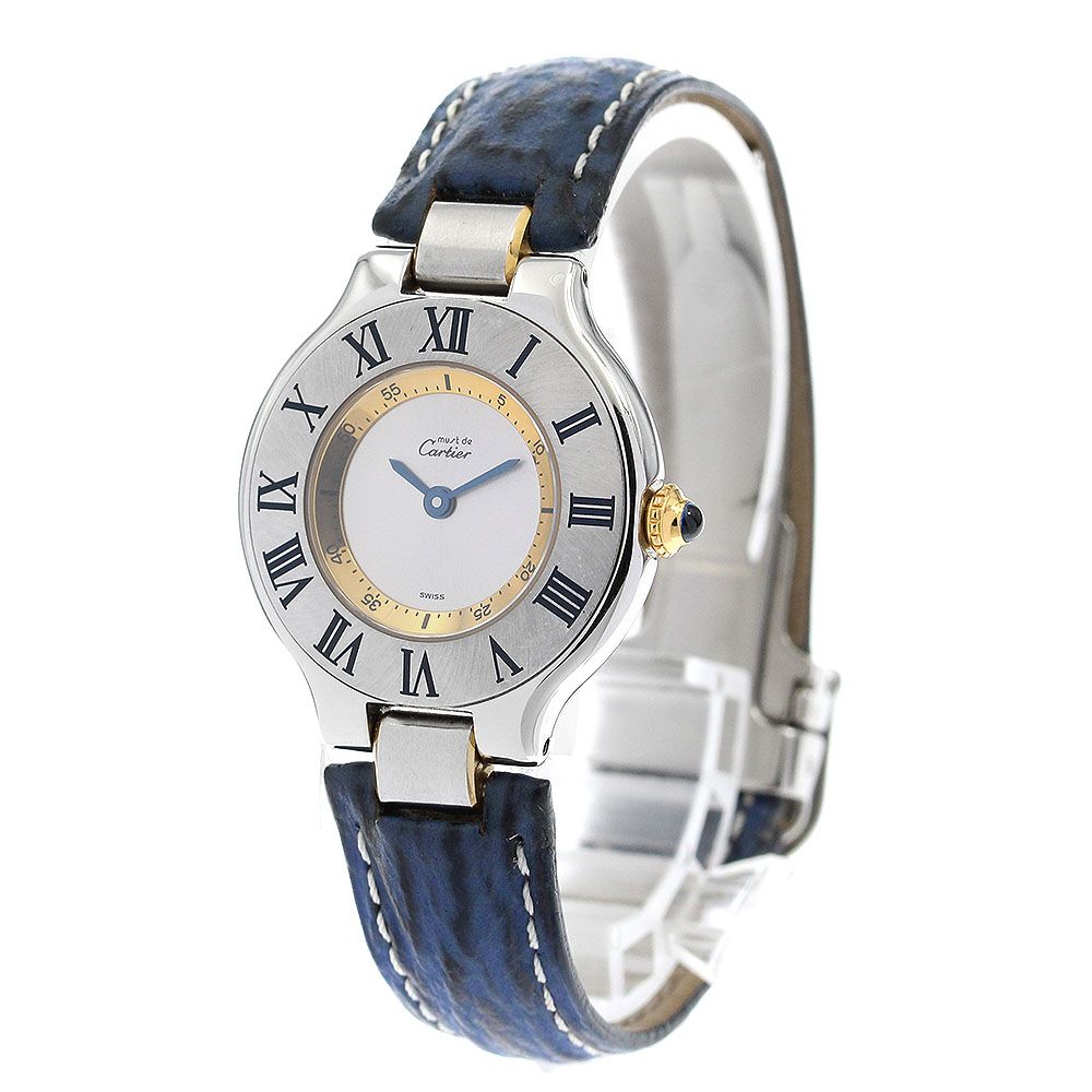 カルティエ CARTIER マスト21 クォーツ レディース カルティエ CARTIER W1007718 マスト21 クォーツ レディース