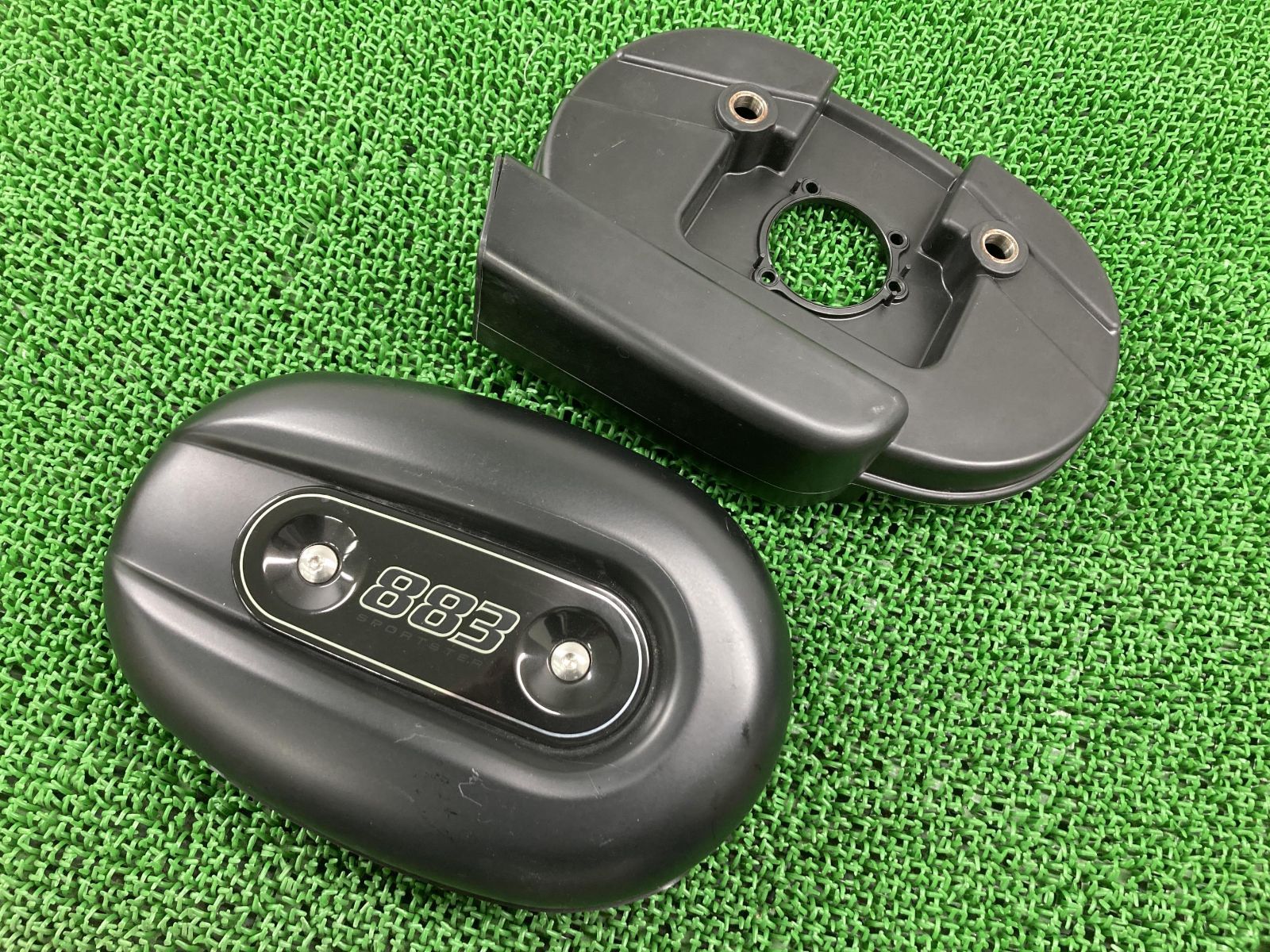 XL883R エアクリーナーボックス 5HD4CS2157K447*** ハーレー 純正 バイク 部品 2007年式外し 割れ欠け無し 品薄 希少品 エンブレム 車検 Genuine:22212028