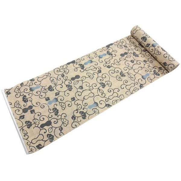 浴衣 反物 レディース 龍村美術きもの 綿100％ ひょうたんグレー TB-31  