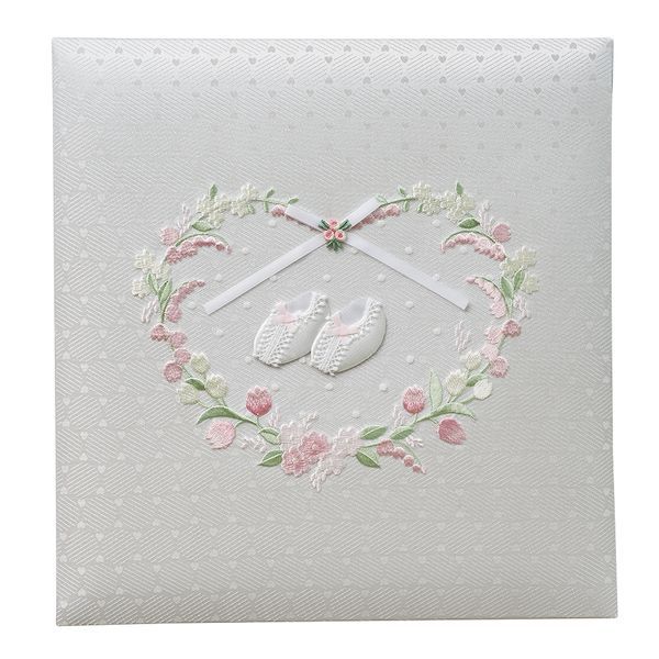 【新品・7営業日以内発送】ナカバヤシ ｱH-LB-750-P フエルアルバム誕生用100年台紙 ミルキーシューズ ピンク ｱHLB750P【沖縄離島販売】