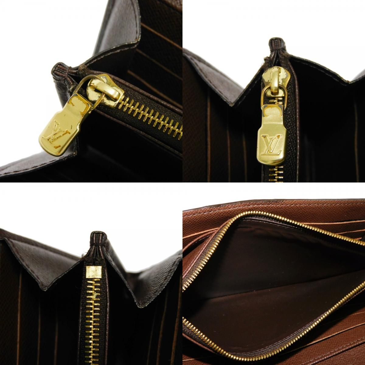 LOUIS VUITTON ルイ・ヴィトン ポルトフォイユ サラ ロゴ ブラウン 